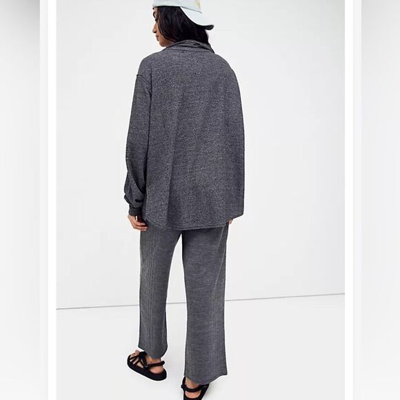 Free People Beach High Rise Jacket Blazer Ivory Sz Small NWT - Picture 4 of 8